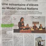 Gymnázium Humpolec ve francouzském tisku