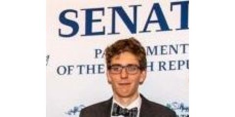 Marek Roll oceněn v Senátu Parlamentu ČR za úspěch v mezinárodní soutěži