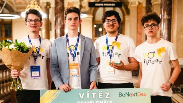 Studenti z Humpolce ovládli celostátní startupovou soutěž BeNextOne